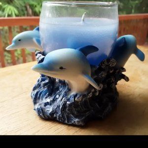 1 Dolphin Candle holder